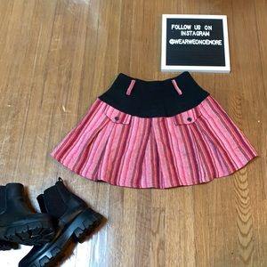 Vintage Wool Mini Skirt